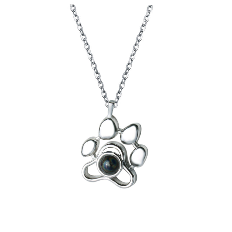 Stainless steel necklace keychain